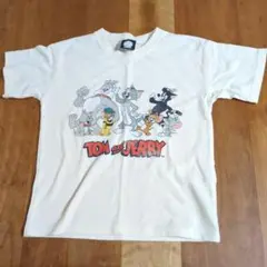 トムとジェリー Tシャツ クリーム色