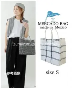 希少　美品Letra レトラ MERCADO BAGメルカドバッグ STITCH