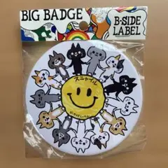 B-SIDE LABEL 猫バッジ