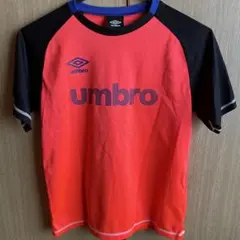 umbro オレンジ黒 ラグランスリーブ Tシャツ