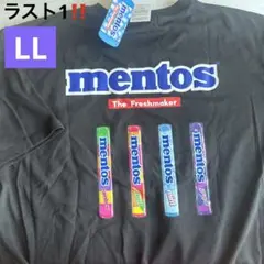 再再入荷⭐️LL 企業tシャツ メントスmentos ブラック　メンズtシャツ半袖