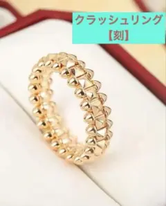 ✨最高級✨トゲトゲリング✨ピンクゴールド✨ハイクオリティ✨ピアス別売