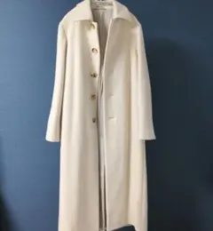 美品 AURALEE ウールシルクメルトンマキシコート サイズ1