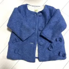 trois lapins リボンコート