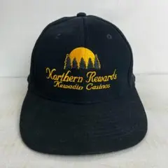 【USA古着】Northern Rewards カジノ ビンテージ キャップ 黒