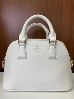 perfume inn ホワイト ショルダーハンドバッグ白