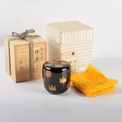 山下泰園 白棗 漆芸 共箱 茶道具 漆器 Amazon.co.jp: 山下泰園「水仙蒔絵 大棗」螺鈿細工入 内銀地 共