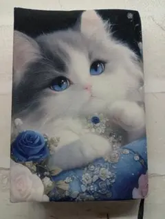ブックカバー　インディゴ