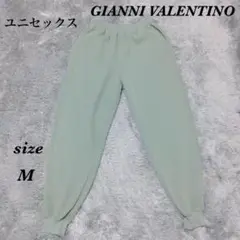 GIANNI VALENTINO (M) スウェットパンツ コットン グリーン系