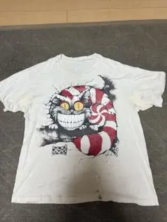 チェシャ猫　90s シングルステッチ tシャツ　ディズニー　ヴィンテージ チェシャ猫 cheshire cat Disney 90s Tシャツ USA