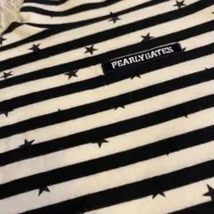 最終SALE♡PEARLY GATES♡border×星ソフトニットタートル