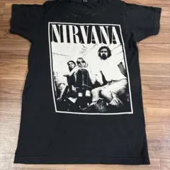 ⑭ TULTEXタルテックス　NIRVANA ニルバーナ　バンド　黒　ブラック