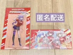 ホロライブ　猫又おかゆ　アクリルスタンド　チケット風カード ベニーランド