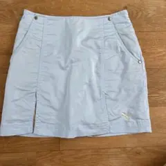 PUMA ゴルフスカート 水色
