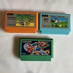 ファミコン　ロックマン5 ゴルフ　マリオブラザーズ