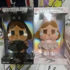 CRYBABY SHINY SHINYシリーズぬいぐるみセット ブラック ピンク