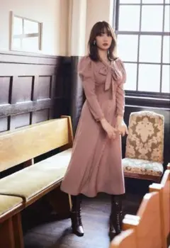 herlipto☆Mademoiselle Bow-Tie Lace Dress