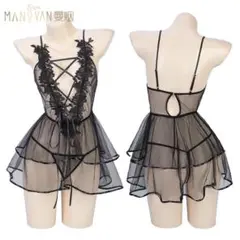 ♪♪美胸花刺繍レース誘惑セクシーランジェリー