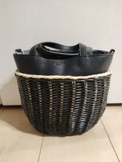 サマンサタバサデラックス　かごバッグ