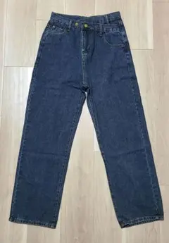 アシンメトリー　ストレートデニム　ハイウエスト　新品　PINT