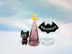 ミニチュアガラス細工 3点ハロウィン