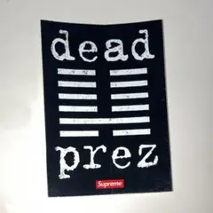 【売り切りSALE】Supreme 19AW Dead Prez ステッカー