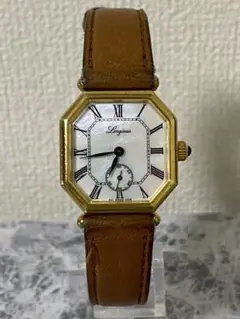 LONGINES ロンジン 時計 手巻き 八角形 シェル文字盤 オクタゴン