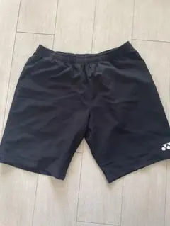 バドミントン用 黒パンツ シンプルデザイン