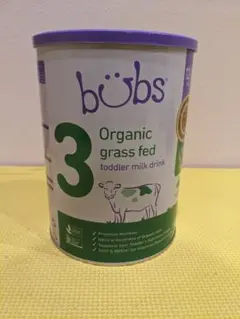【新品】bubs Organic grass fed 3 粉ミルク