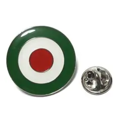 pin-1441　ラペルピン★ピンズ　ターゲットマーク　モッズ　英国　空軍　緑