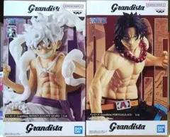 ワンピース　モンキーDルフィ　ポートガスD エース　フィギュア2体セット