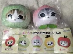 ☆mofusand もぎたてにゃん おかおぬいぐるみ　モフサンド