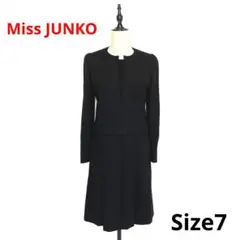Miss JUNKO ブラックフォーマル ワンピーススーツ 4723