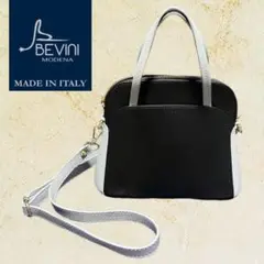 BEVINI べヴィニ ショルダー ハンド バッグ 2WAY 2トーンカラー