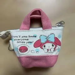 マイメロディ ミニミニトートバッグキーホルダー
