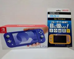 新品未開封保護フィルム付き【 Nintendo Switch Lite ブルー】