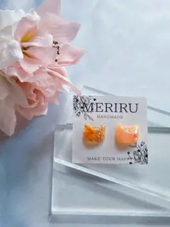 【匿名配送】本物のお花が入った ピアス　イヤリング