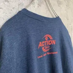古着 アメリカ輸入 両面プリント Tシャツ 半袖 XLサイズ 英文字