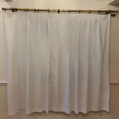 チェック柄 ミラーレースカーテン　H178cm×W165cm 1枚