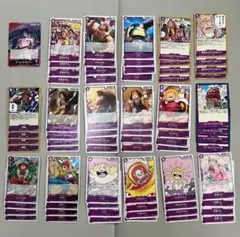 ワンピースカード　赤紫ロジャー　R以下　４コン　デッキパーツ