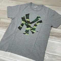 Majestic NY Yankees カモフラTシャツ Mぐらい