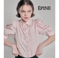 ÉPINE PARIS Pearl blouse summer ver ピンク