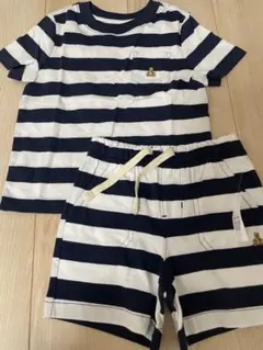 ベビー　キッズ　GAP セットアップ　ボーダー　95 新品