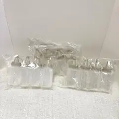 ミニ調味料スクイーズボトル 12個 30ml 透明 弁当 ソース ケチャップ