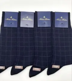 ★新品★ ブルックス ブラザーズ メンズ ソックス 4足セット o