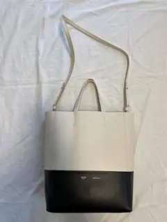 セリーヌ スモールカバ 旧ロゴ バイカラー