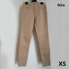 イッカ スキニーパンツ XS ベージュ