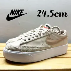 美品 BLAZER LOW PLATFORMナイキ 厚底スニーカー 24.5cm