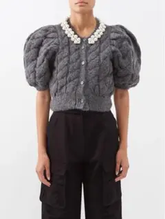 Simone Rocha シモーン ロシャニットカーディガン グレー S