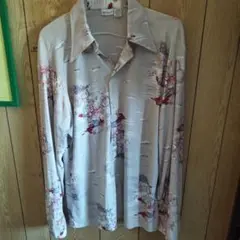 Wrangler70s　柄シャツ菅田将暉